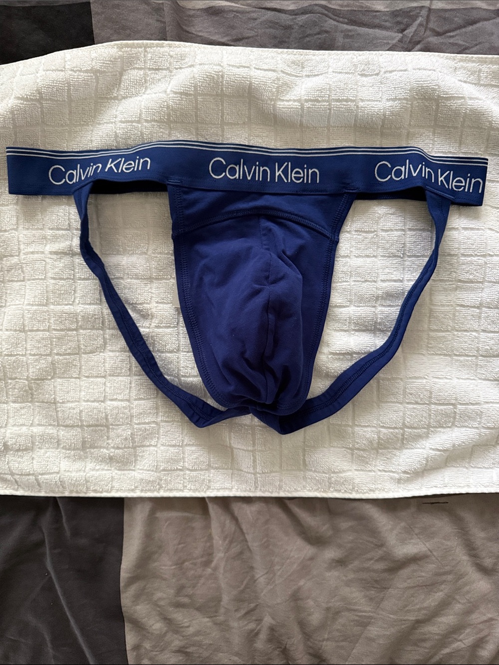 Calvin Klein Deep Blue Men's Athletic Jockstrap